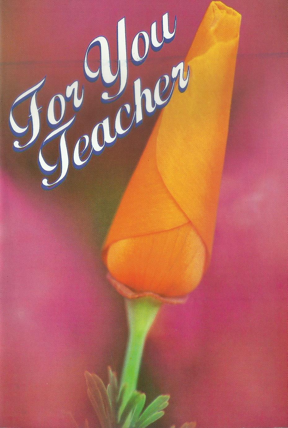 FOR YOU TEACHER - sophiabuy