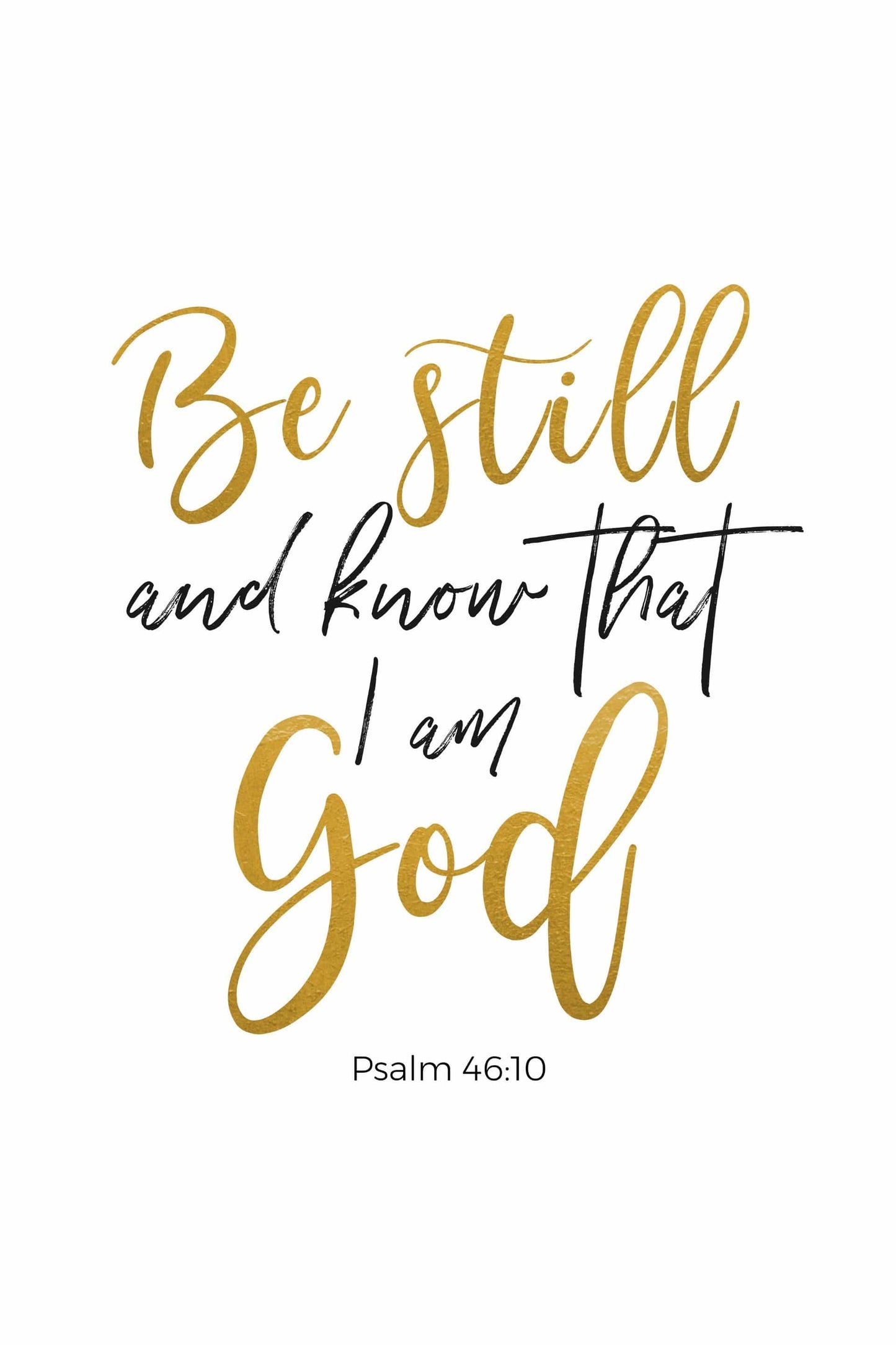 Living Words Wall Decor Be Still & know