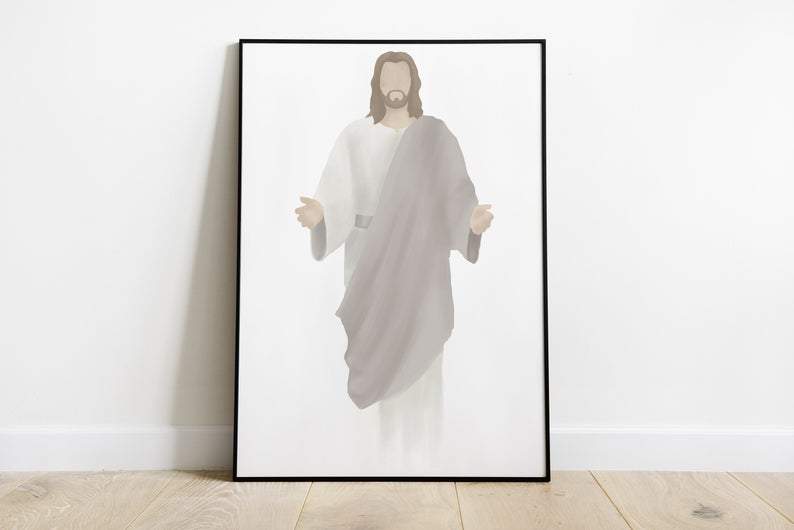 Living Words Wall Decor Come Unto Him | Jesus Christ Portrait
