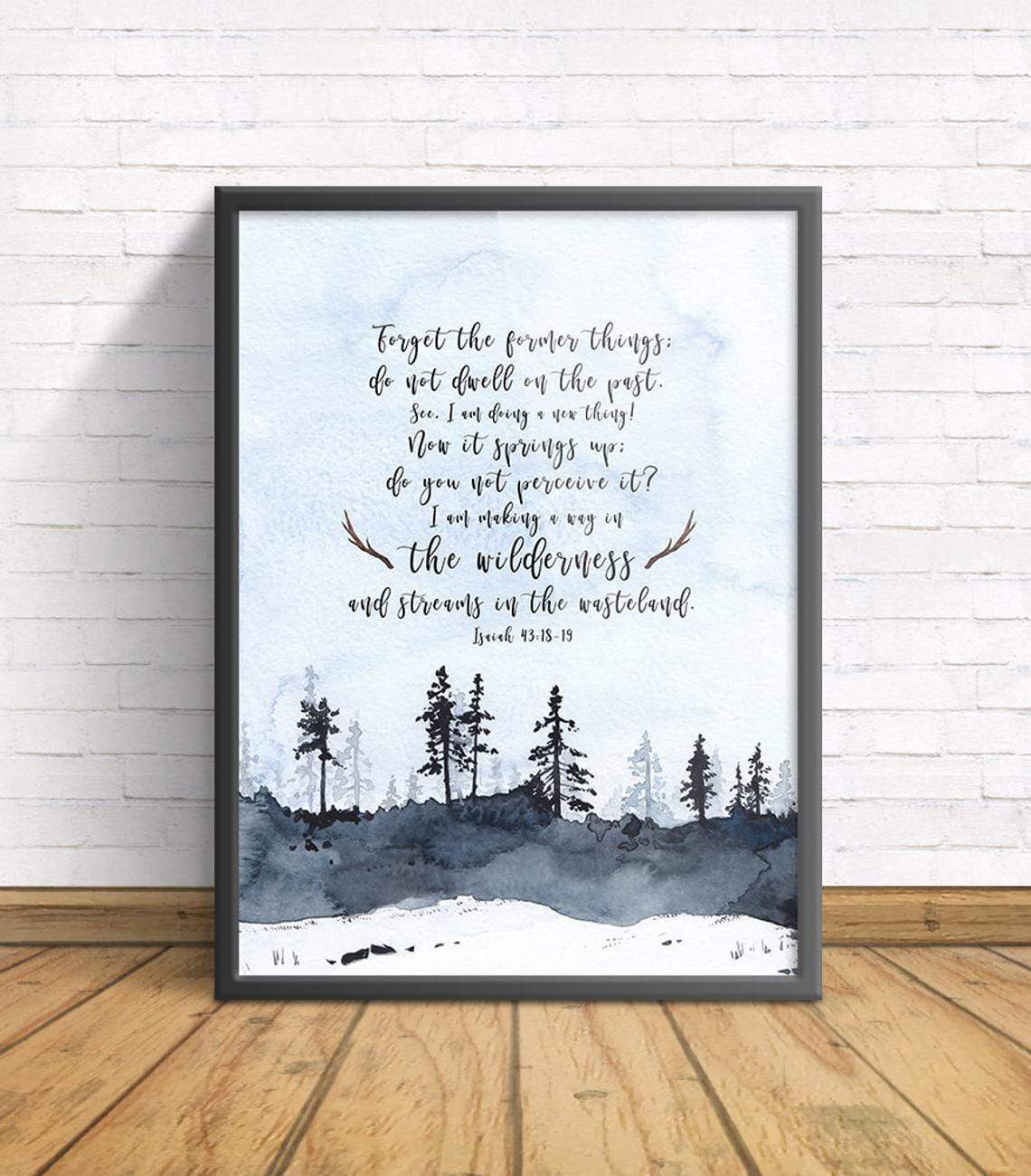 Living Words Wall Decor Forget the former thigs