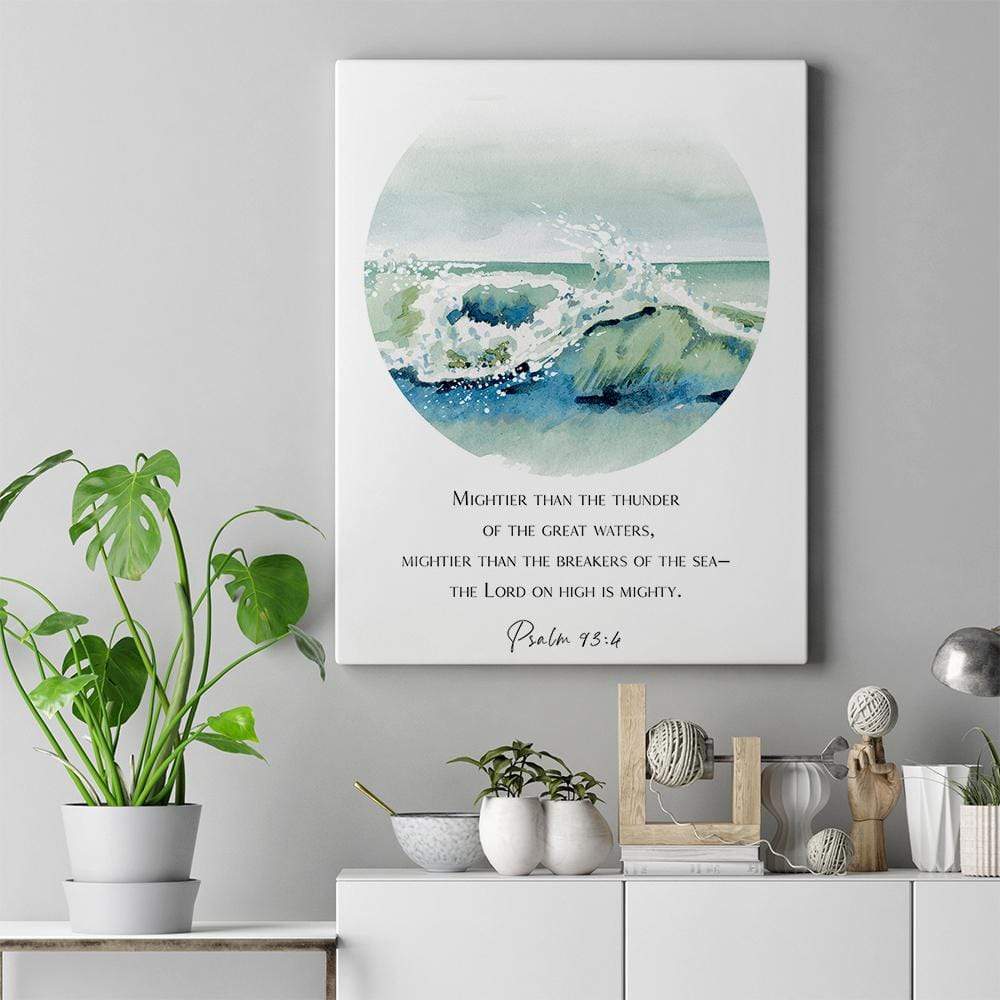 Living Words Wall Decor Mightier than the Thunder