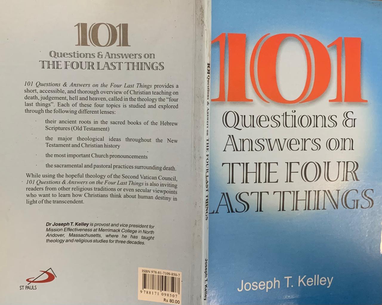 101 Questions Answers On The Four Last Things
