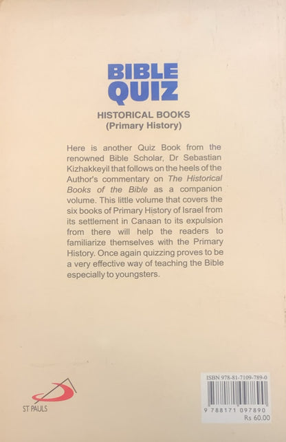 Bible Quiz Historical Books