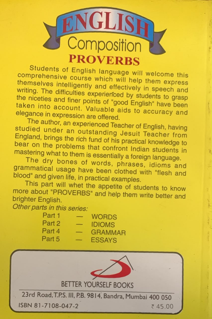 English Composition 3 Proverbs