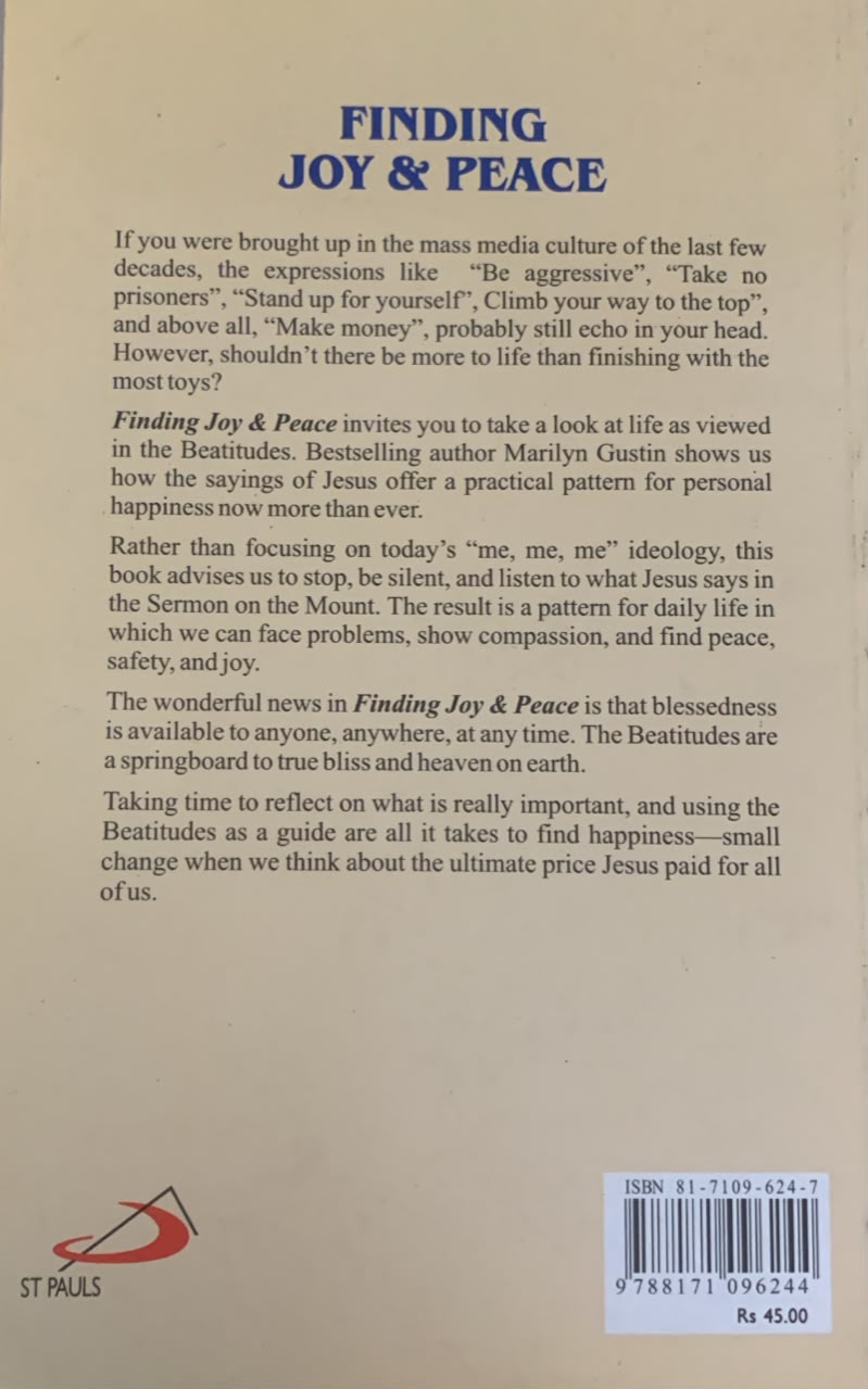 Finding Joy & Peace