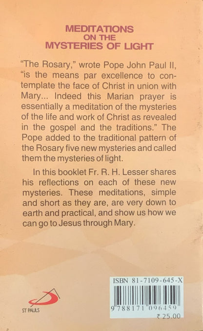 Meditations On The Mysteries Of Light