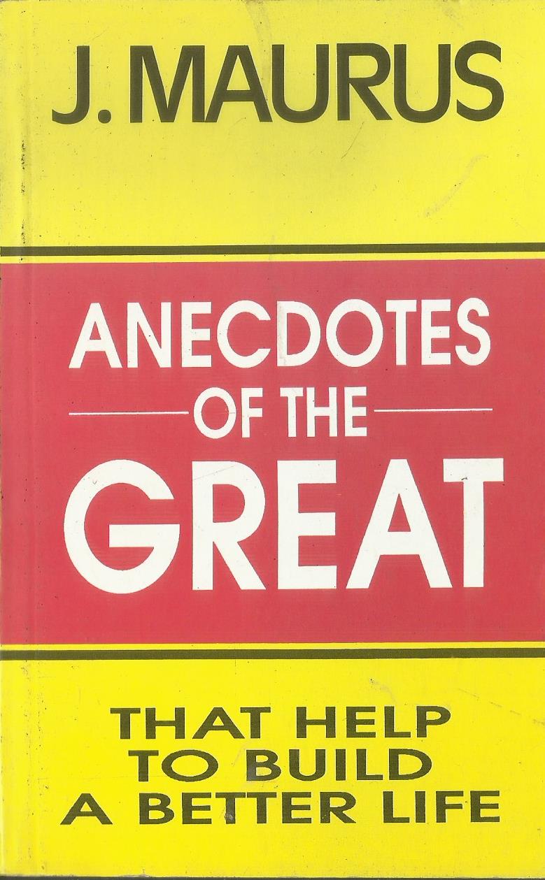 ANECDOTES OF THE GREAT - sophiabuy