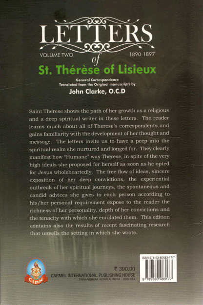 Letters Of St. Therese of Lisieux Vol 2