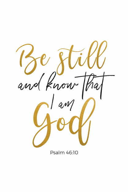 Living Words Wall Decor Be Still & know