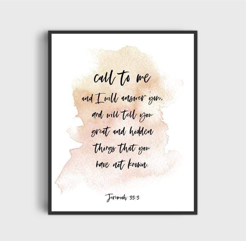 Living Words Wall Decor Call to me