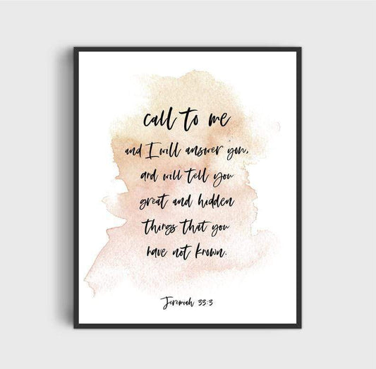 Living Words Wall Decor Call to me