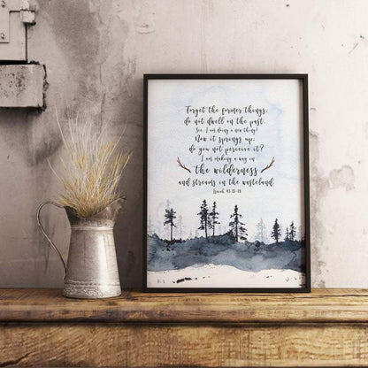 Living Words Wall Decor Forget the former thigs