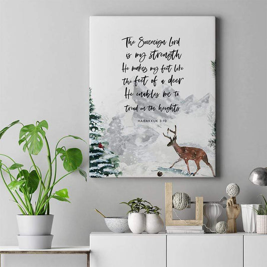 Living Words Wall Decor He Enables Me