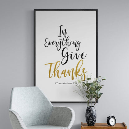 Living Words Wall Decor In Everything Give Thanks