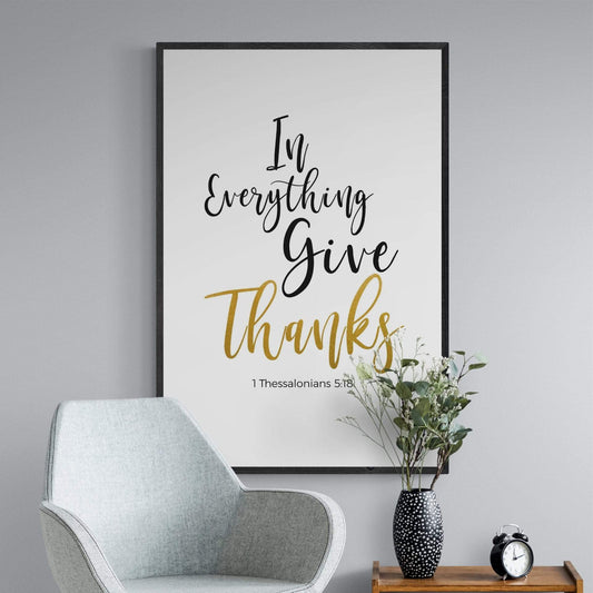 Living Words Wall Decor In Everything Give Thanks