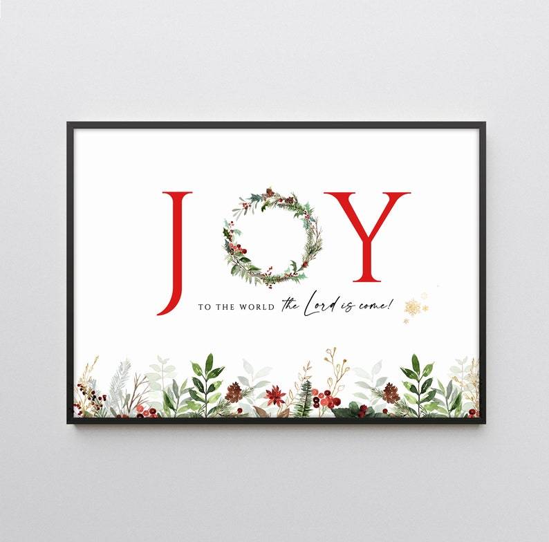 Living Words Wall Decor Joy To The World