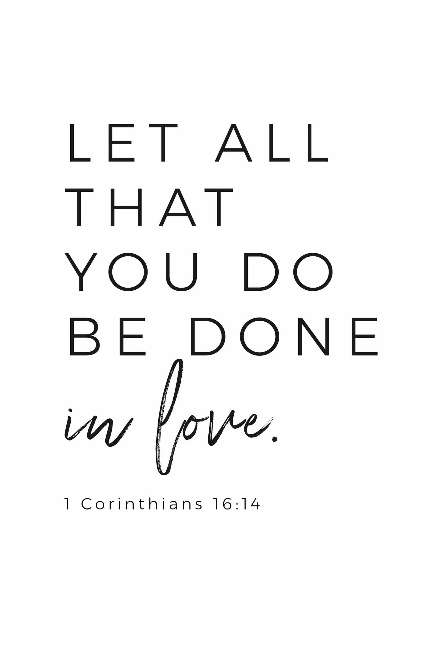 Living Words Wall Decor Let all that you do