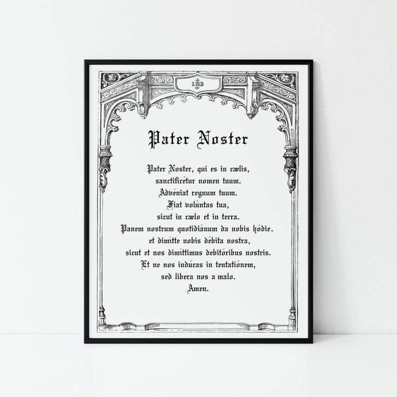 Living Words Wall Decor Pater Noster