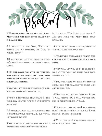 Living Words Wall Decor Psalms 91