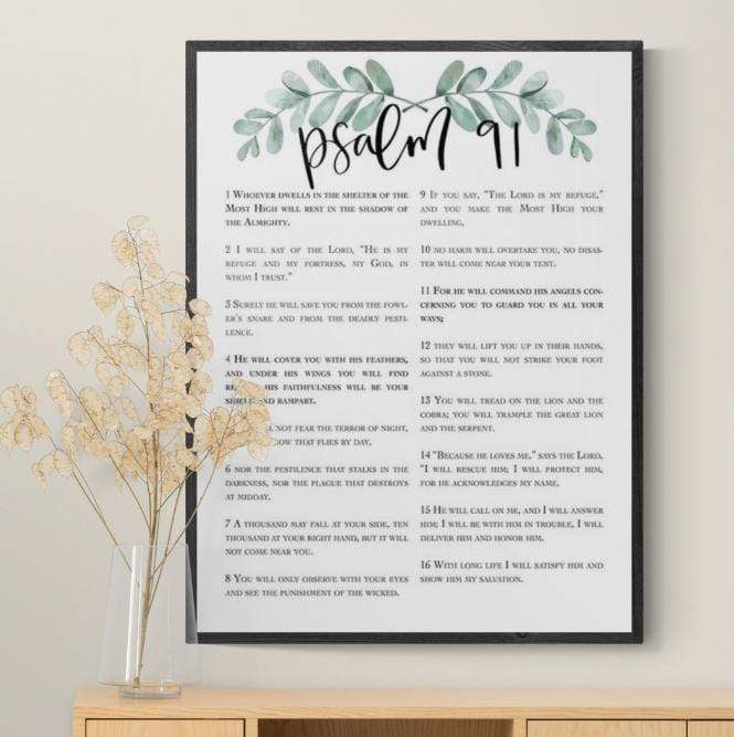 Living Words Wall Decor Psalms 91