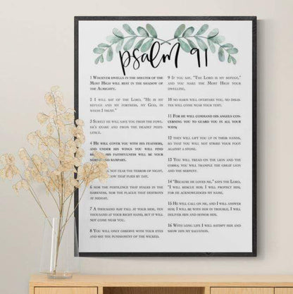 Living Words Wall Decor Psalms 91