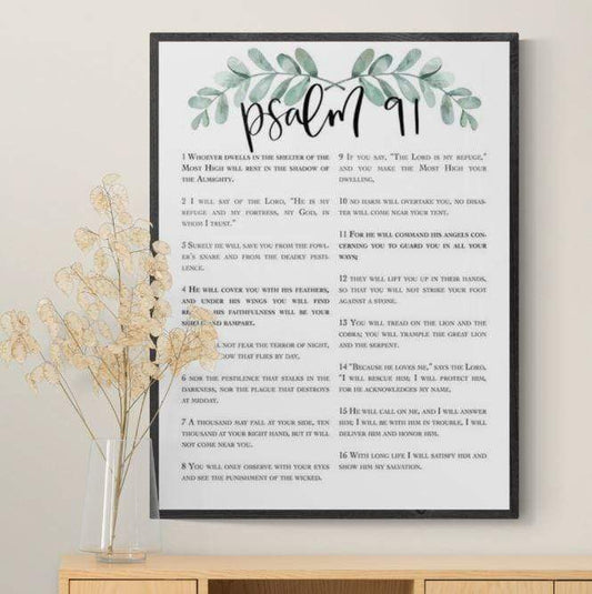 Living Words Wall Decor Psalms 91