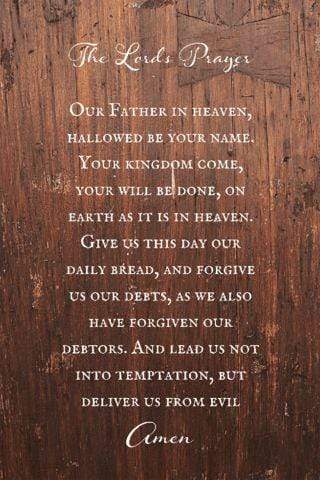 Living Words Wall Decor The Lord's Prayer