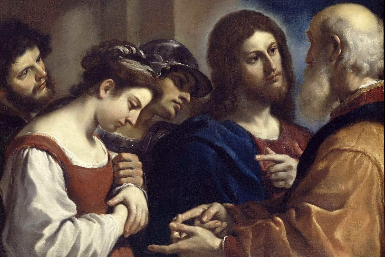 Living Words Wall Decor The Women taken in Adultery - Guercino - SP20