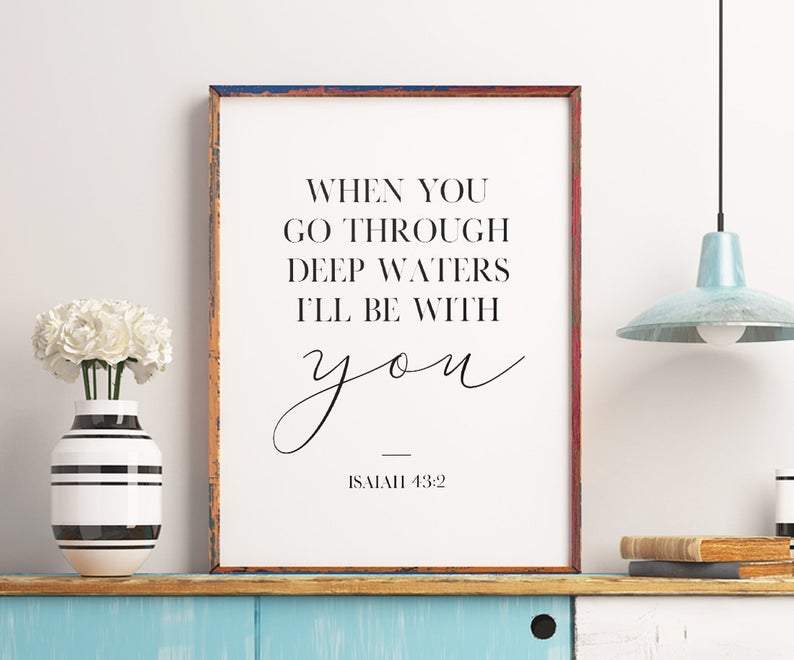 Living Words Wall Decor When you go through