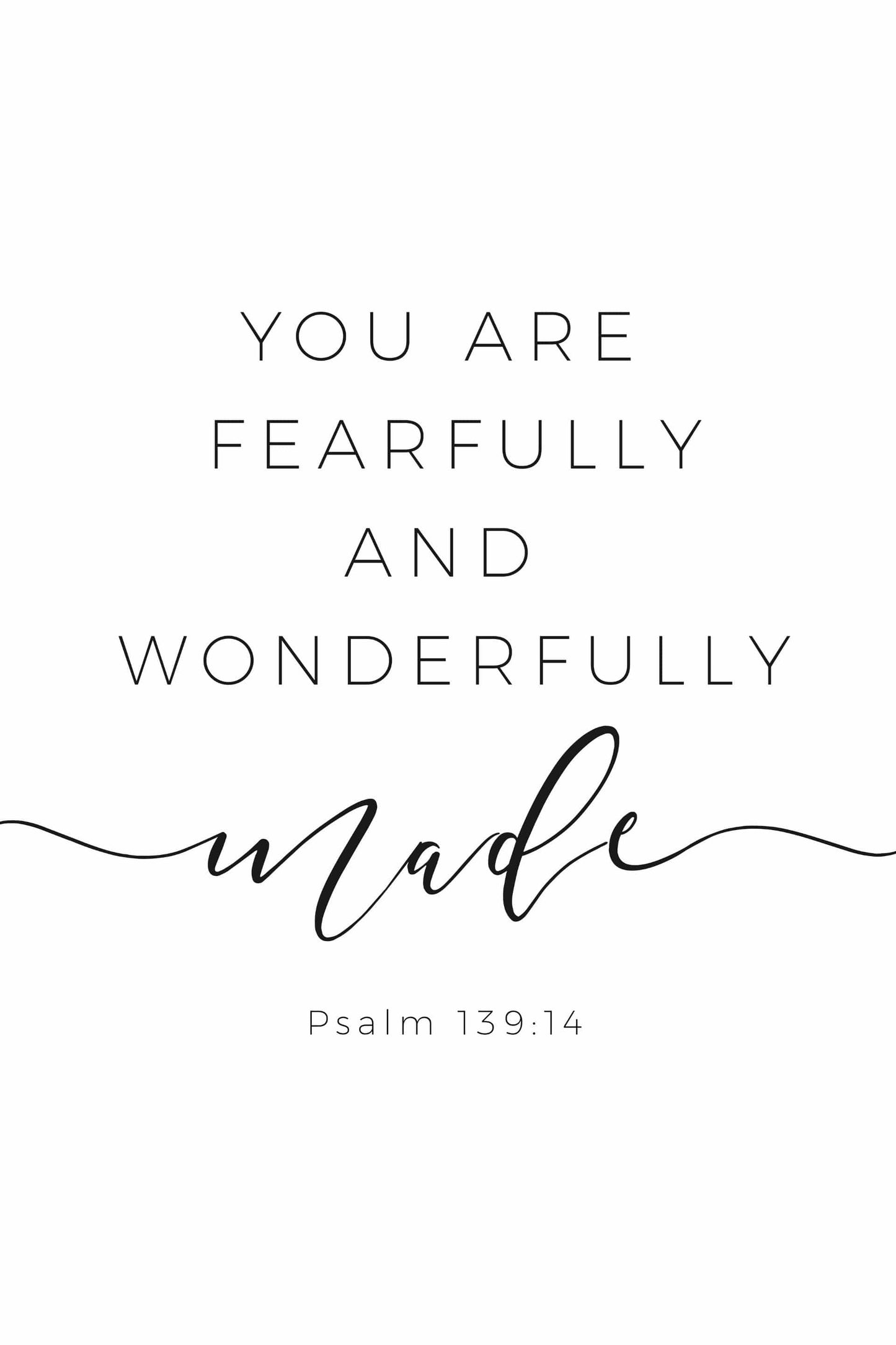 Living Words Wall Decor You are Fearfully